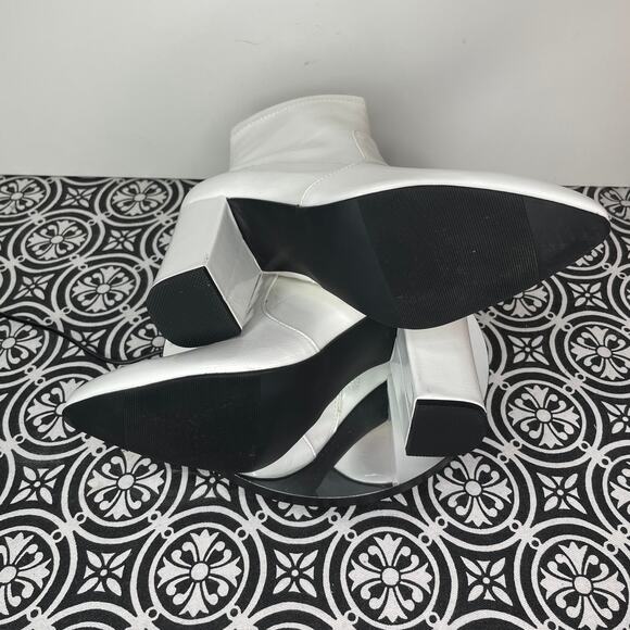 Wild Pair Becci Sock Booties white 8.5m - Picture 13 of 14